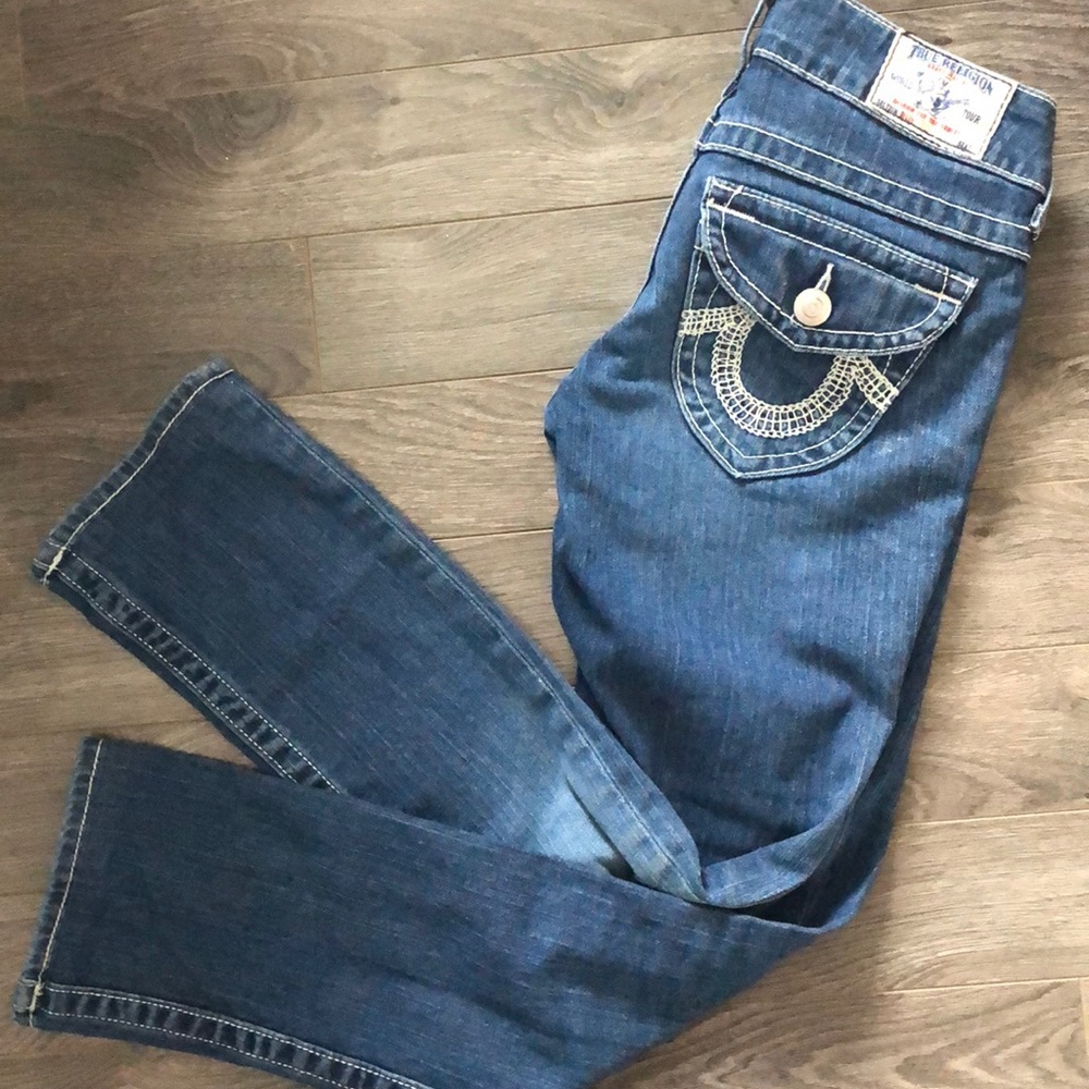 ⭐️SALE⭐️True Religion Becky -Super T  jeans size 25/27L